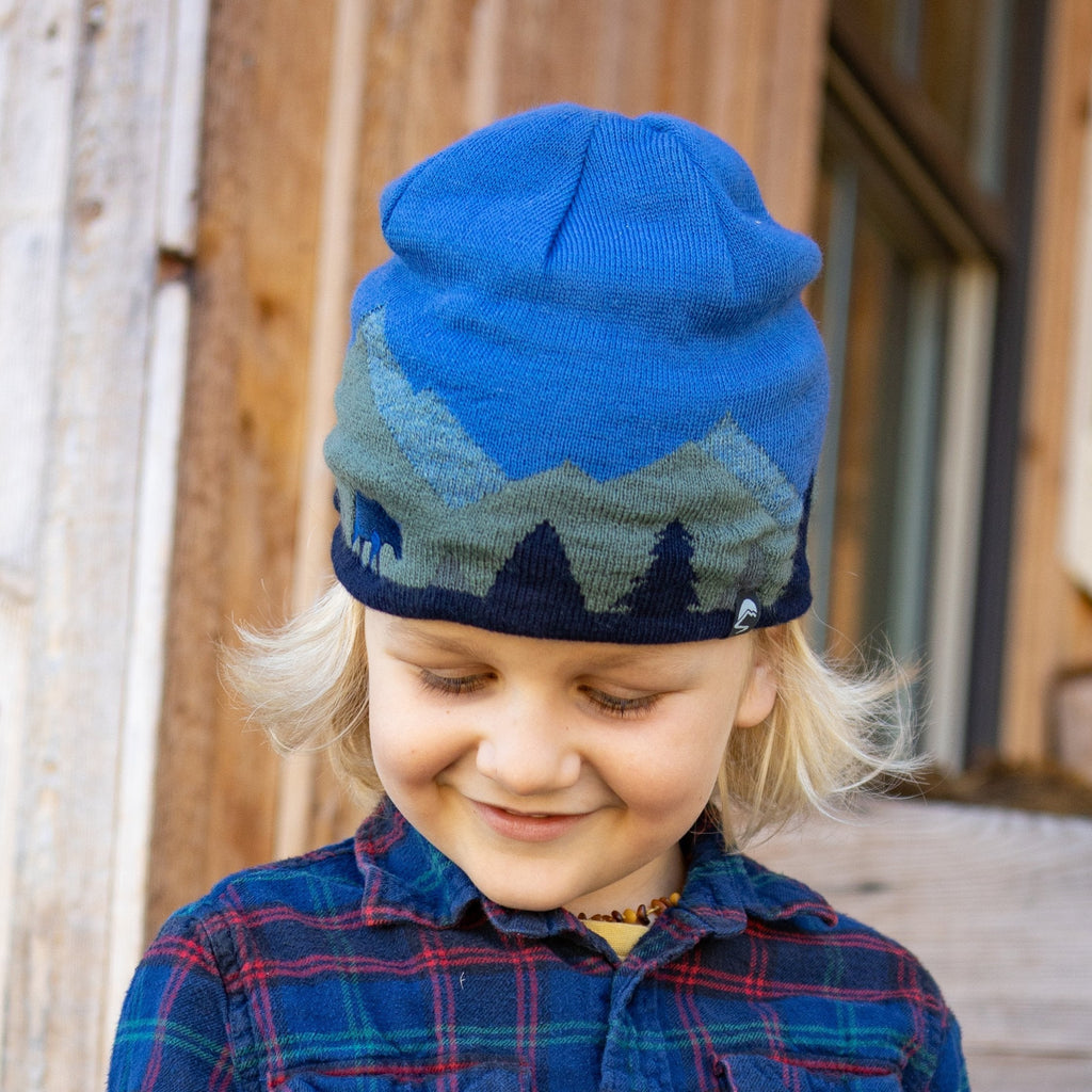 Kids' Forest Bear Beanie Q0