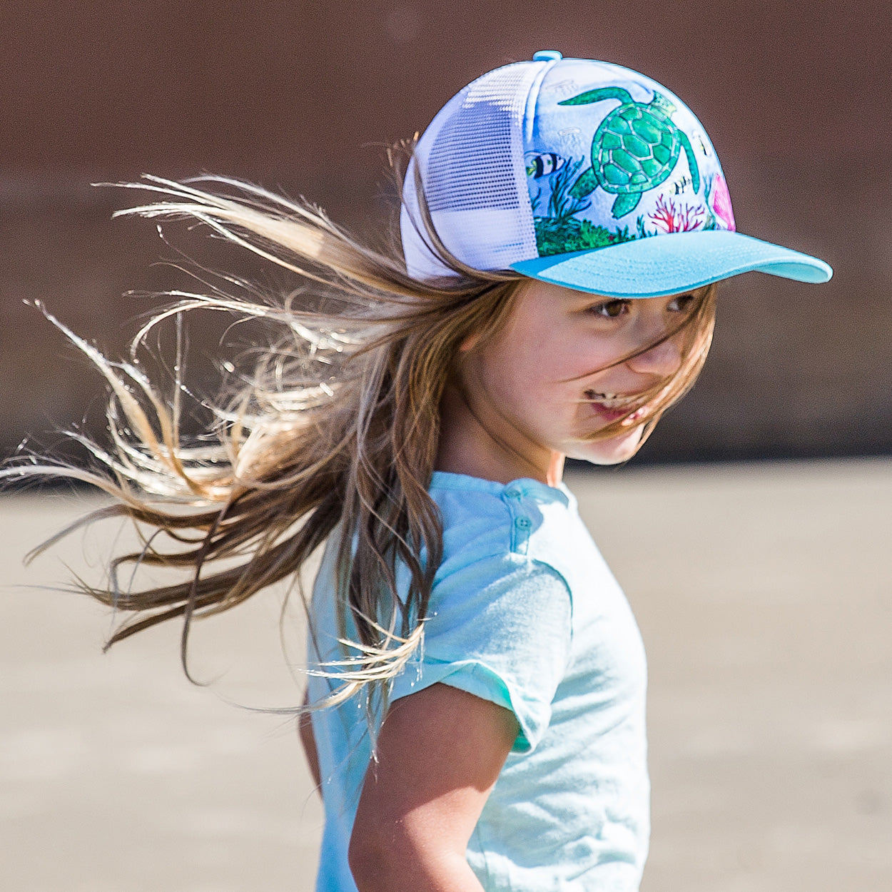 Kids' Sea Turtle Trucker - SALE V1